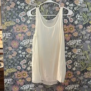 Lola & Sophie Cream Sleeveless Women's Top